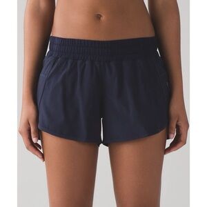 Lululemon Tracker Short IV 4-way Stretch 4" in Midnight Navy